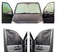 Thermomatten-Set für Ford Grand Tourneo Connect (Baujahr 2013 -Date) Frontset mit Ausschnitt für Rückspiegel Ideal für alle Jahreszeiten geeignet