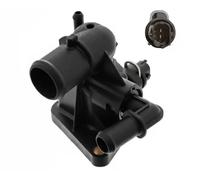 febi bilstein 40236 Thermostat mit Gehäuse, Dichtung und Temperaturschalter, 1 Stück