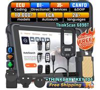 ThinkCar 689BT OBD2 Diagnosegerät 35 Reset Schlüsselprogrammierung CANFD &DOIP