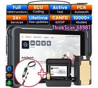 ThinkScan 689BT KFZ OBD2 Auto Diagnosegerät 34 Reset Aktive Tests +USB-Endoskop