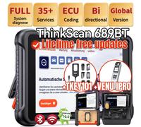 ThinkScan 689BT KFZ OBD2 Diagnosegerät 35 Reset CANFD +TPMS & KEY programmierung