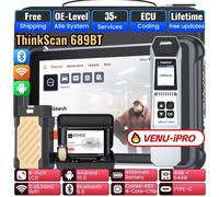 ThinkScan 689BT KFZ OBD2 Diagnosegerät 35 Reset+VENU iPro TPMS kostenlose Update