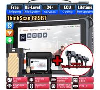 ThinkScan 689BT OBD2 Diagnosegerät 35 Reset Alle System + 4 PCS TPMS Sensor NEW