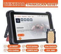 ThinkScan 689BT OBD2 KFZ OBD2 Diagnosegerät Scanner 34 Reset ECU-Coding CANFD DE