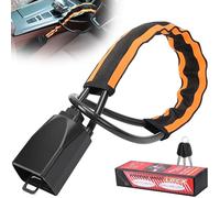 Thlevel Lenkradschloss für Auto Metallkopf Universelle Lenkradsperre Sichtbares Auto-Diebstahlschutzgerät Stabiles mit 3 Schlüssel für Auto Wohnmobil Lieferwagen