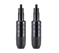 THOMIX 2 Stück Motorrad Sturzpads für Honda CMX Rebel 500 300 CMX300 CMX, Motorrad Rahmen Sliders ahmen/Motor/Auspuff Crash Fallen Schutz Stick Protektoren 8mm Anti-kollision,A Black