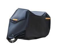 THOMIX Motorradabdeckung für Yamaha Tracer 700 GT Tracer 7 GT Tracer700GT, Atmungsaktiv Wasserdicht Winterfest Outdoor Motorradabdeckung, Indoor Motorradplane Staubdicht, Motorrad Zubehör,A Black