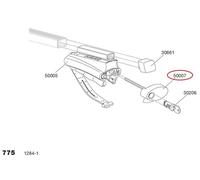THULE 1500050007 Koml. Knebel für Lastenträger Fusssatz 775 Rapid Crossroad - Premium Autodachträger
