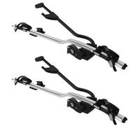 THULE 598 ProRide Fahrradträger Dach silber 2er Set Spar-Pack