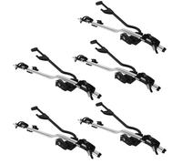 THULE 598 ProRide Fahrradträger Dach silber 5er Set Spar-Pack