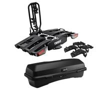 THULE 934 EasyFold XT 3 Fahrradträger black inkl. Santu Heckbox