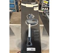 Thule Bike Holder 2 Fahrradrahmenhalter mit Schloss Silber silber, schwarz 26 cm