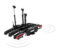 Thule Epos ParkSecure faltbarer Fahrradträger für 3 Fahrräder zur Anbringung an der Anhängerkupplung, mit Parksensoren