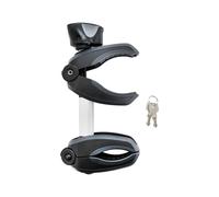 Thule Bike Holder 4 Fahrradrahmenhalter mit Schloss Silber silber, schwarz 15 cm