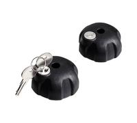 Thule Bike Holder Drehgriff für Elite/Sport G2 mit Schloss, 2er-Set