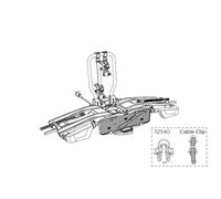 THULE Clips, elektrisches Fahrradkabel, Unisex, Erwachsene, Mehrfarbig, Einheitsgröße