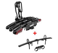 Thule EasyFold 3 - Fahrradträger für 3 Fahrräder inkl. Erweiterung für ein 4. Fahrrad