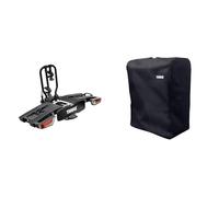 Thule EasyFold XT Fahrradträger für Anhängerkupplung 2 Fahrräder schwarz inklusive Aufbewahrungstasche