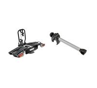 Thule EasyFold XT Fahrradträger für Anhängerkupplung 2 Fahrräder Silber & 0