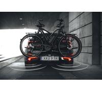 Thule Epos ParkSecure Fahrradträger für die Anhängerkupplung, Klappbar, Black, 2 Bikes, mit Parksensoren