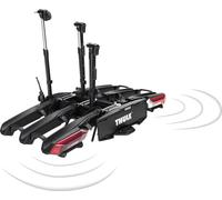 Thule Epos ParkSecure faltbarer Fahrradträger für 3 Fahrräder zur Anbringung an der Anhängerkupplung, mit Parksensoren