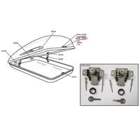 THULE Ersatzschloss 855 - 2er Pack für Dachbox Sicherheit