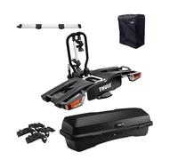 Thule Fahrradträger EasyFold XT 2 inkl. Heckbox Santu, Stautasche, Auffahrhilfe