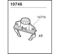 Thule Mounting Bag FastClick Schnell-Befestigungssystem für Dachboxen ohne Werkzeug