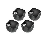 Thule 527010 Abschließbare Kippmutter, 4 Stück, Schwarz