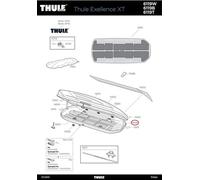 Thule ML 120 Green Lid Lifter für Dachbox Excellence XT