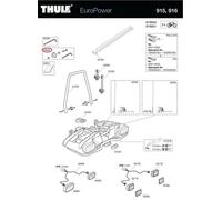 THULE MountBag RMS - Befestigungsset für Fahrradheckträger