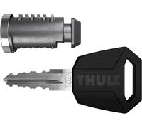 ,"Thule One-Key System Schließzylinder 4 gleichschließende Schlösser" schwarz / silber 4 Schlösser