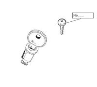 Thule Standard Key N117 Ersatzschlüssel