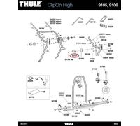 Thule Quick Knob 912: Optimaler Drehgriff für Fahrradheckträger- Sicherheit für Dein Bike