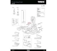 THULE Release Lever - Spannhebel für Easy Fold 931 Fahrrad-Heckträger