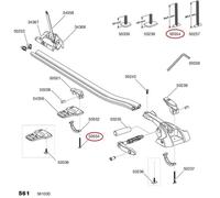 THULE T-Schraube M6x64,5mm für ProRide/OutRide/FreeRide Fahrradträger