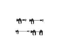 Thule Bike Holder 4 Fahrradrahmenhalter mit Schloss Silber silber, schwarz 15 cm