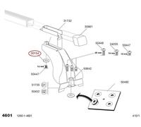 THULE Unterlegscheibe (566) - Hochwertige Ersatzteile für Fahrradträger & Fußsatz 4601-4611