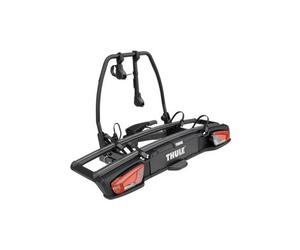 thule velospace 3 9032100 fahrradtrager fur die anhangerkupplung 2 fahrrader kompatibel mit e bikes schwarz