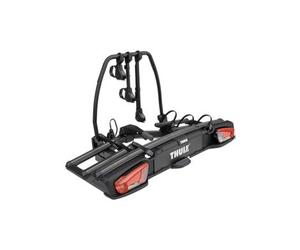 thule velospace 3 9033100 fahrradtrager fur die anhangerkupplung 3 fahrrader kompatibel mit e bikes schwarz