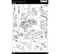Thule VeloSpace Kennzeichenhalter 917/918 - Einfache Montage, perfekte Passform