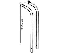 Thule Verlängerungsset für Lift Fahrradträger, 95-150cm