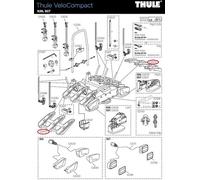 Thule Wheel Holder 3B für VeloCompact 926/927 Radträger