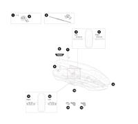 Thule Wire Brace L Ersatzteil für die Motion 3 L Dachbox