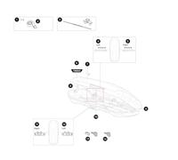 Thule Wire Brace XL Low Ersatzteil für die Motion 3 XL LOW Dachbox