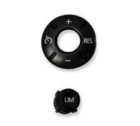 Tidevib Lenkrad-Lautstärkeschalter-Tastenabdeckung für MINI für Cooper F54/F55/F56/F57/F60 2014-2021 Tempomatknopf Kunststoffverkleidung - Schwarz