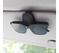 TIESOME Sonnenbrillenhalter für Auto Sonnenblende magnetischer Leder Brillenhalter Clip für Auto Sonnenblende universelles Auto Visier Zubehör magn