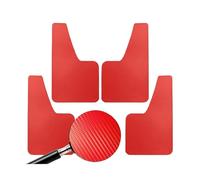 TILIEINE Vorne Hinten Spritzschutz Passend für FIAT Ducato, passend für Citroen Jumper Relay, Spritzschutz, Kotflügelverbreiterungen, Schmutzfänger(4Pcs red)