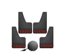 TILIEINE Vorne Hinten Spritzschutz Passend für FIAT Ducato, passend für Peugeot Boxer, Spritzschutz, Kotflügel, Schmutzfänger(4Pcs with Stickers)