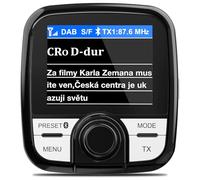 Tin-Nik DAB-388 DAB Adapter für Autoradio, FM-Transmitter für DAB+ Sender und Bluetooth-Verbindung vom Smartphone zum UKW-Radio, Bluetooth- Freisprechen und Musik, 2.4" TFT Farbdisplay, Fernbedienung